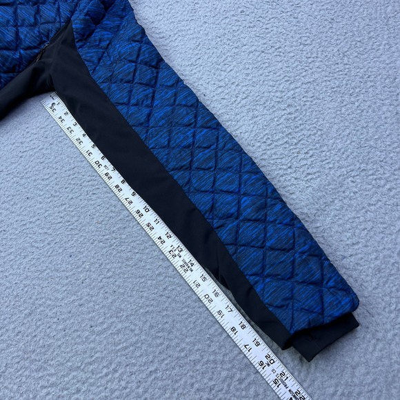 Lululemon Jacket Mens M Quilted Goose Down Blue Black Lightweight Puffer - Picture 10 of 14